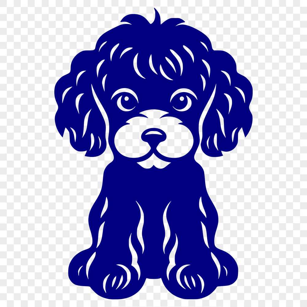 Sitting Poodle DXF