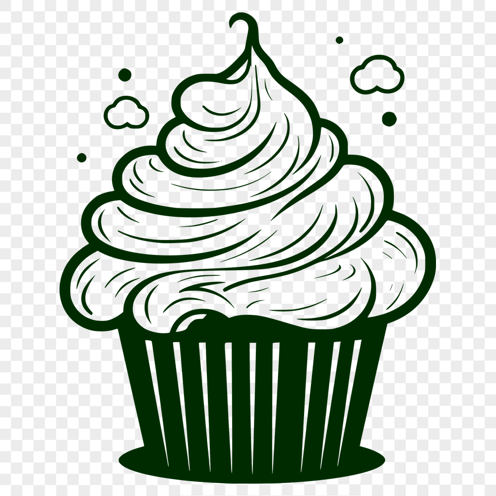 Free Creative Cupcake Template