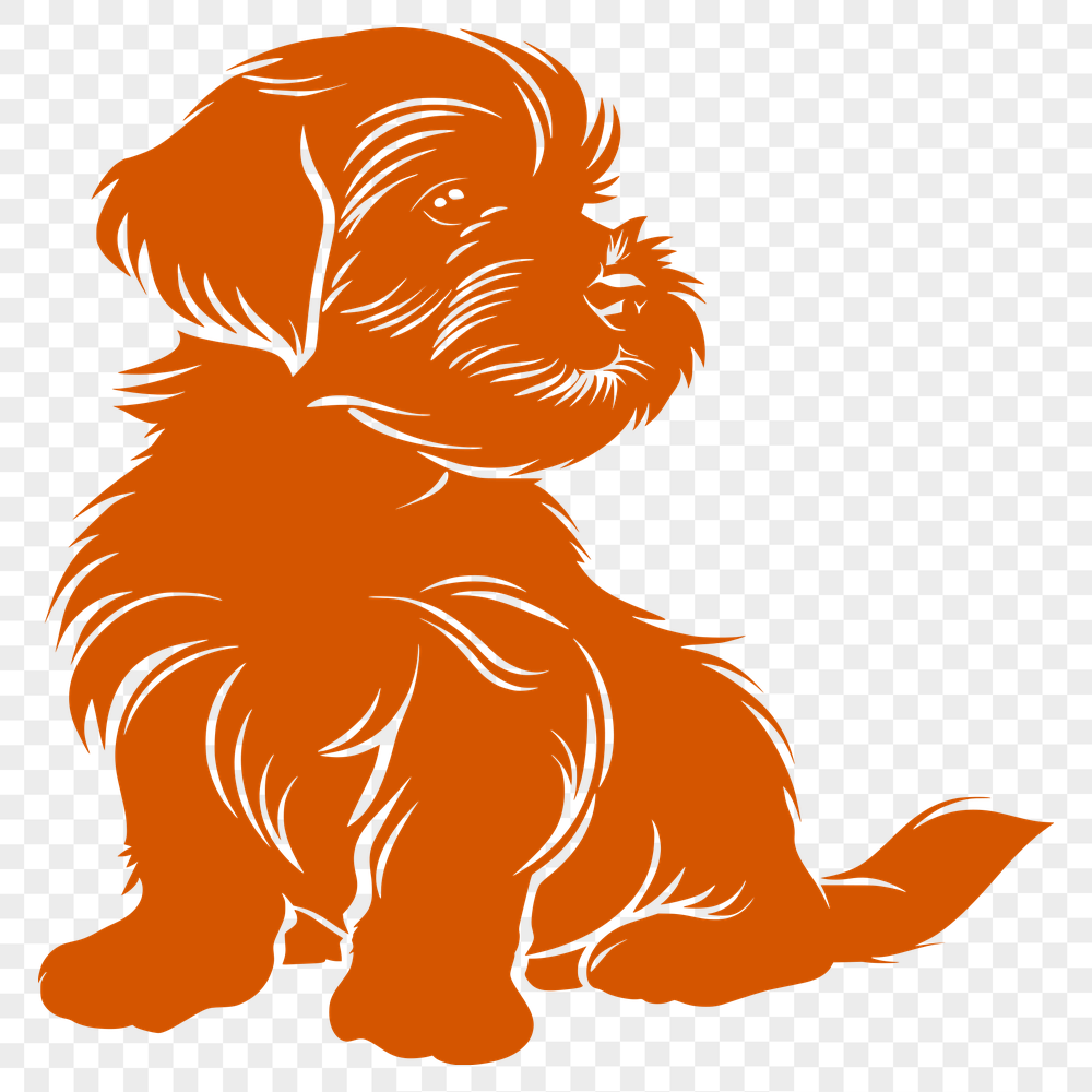 Unique Puppy PNG