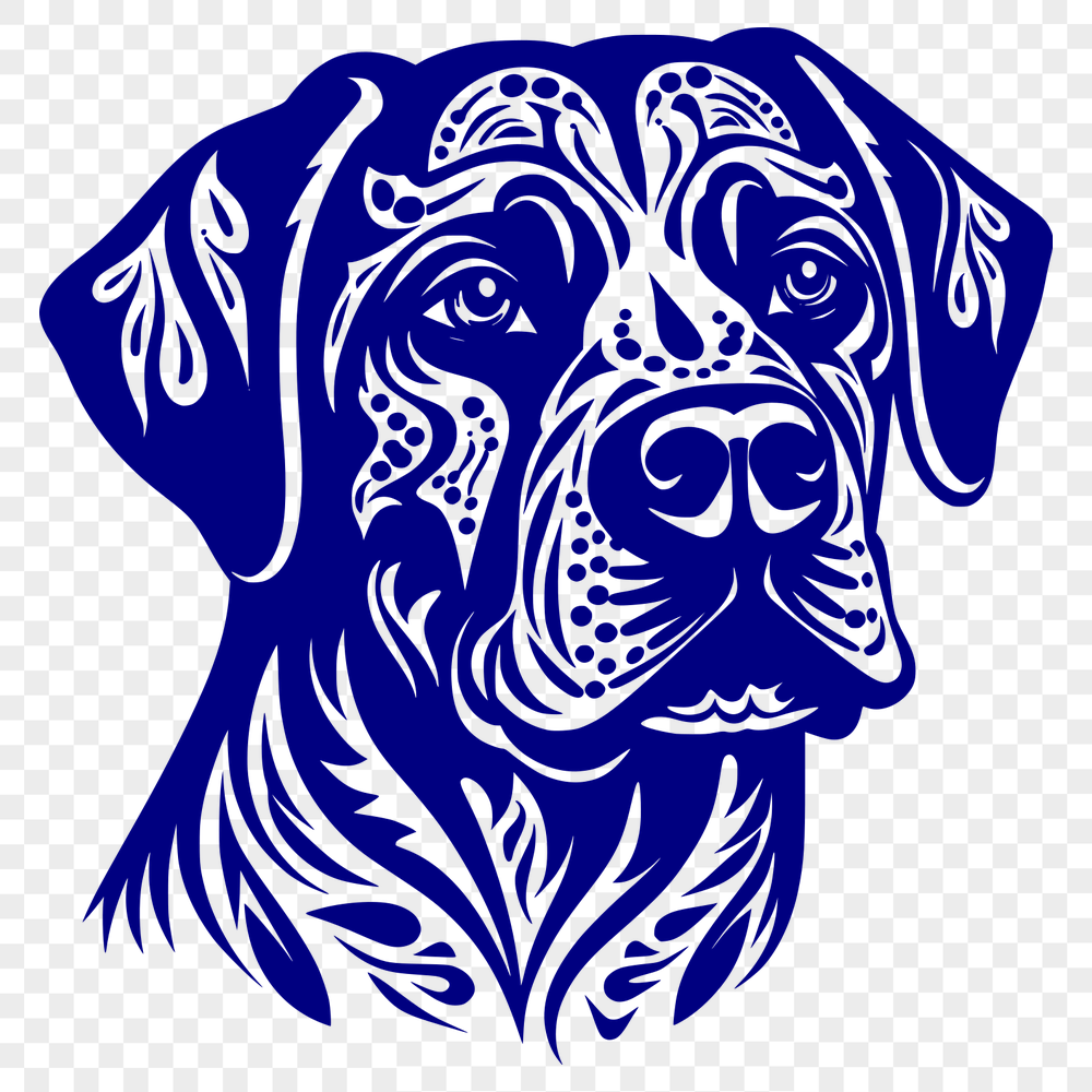 Ornate Rottweiler DXF