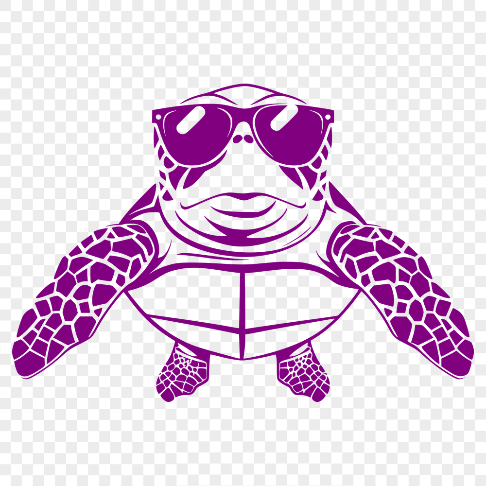 Free Sea Turtle Vector Craft File