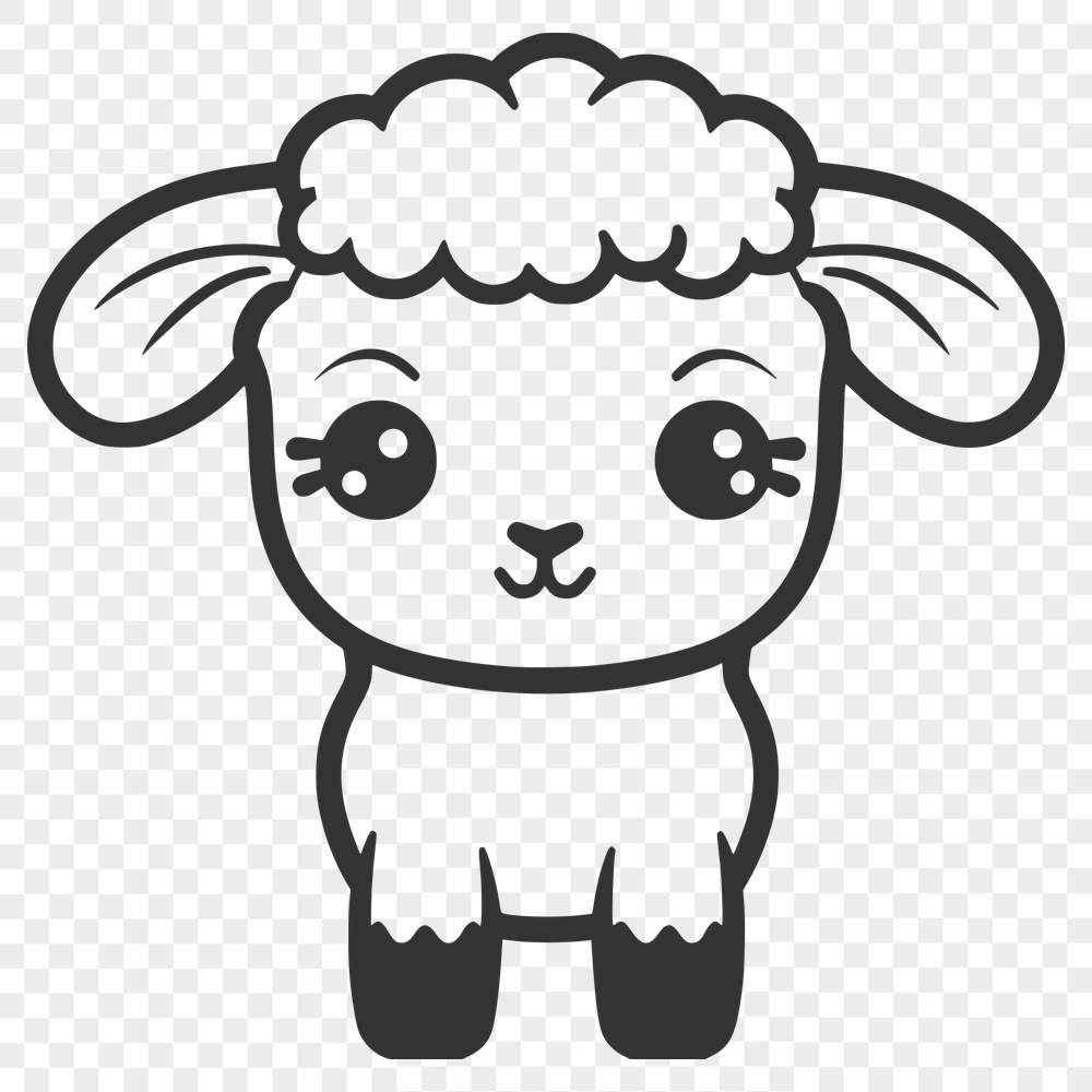 Free Unique Sheep Decal