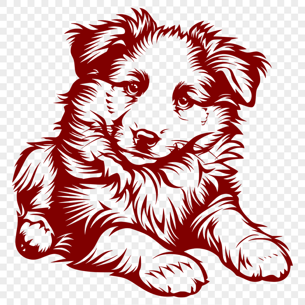 Free Beautiful Shetland Sheepdog Clip Art