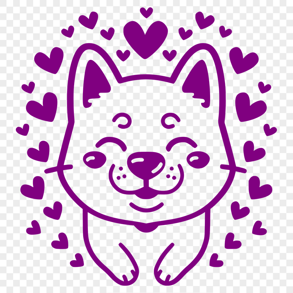 Free Free Shiba Inu Stencil