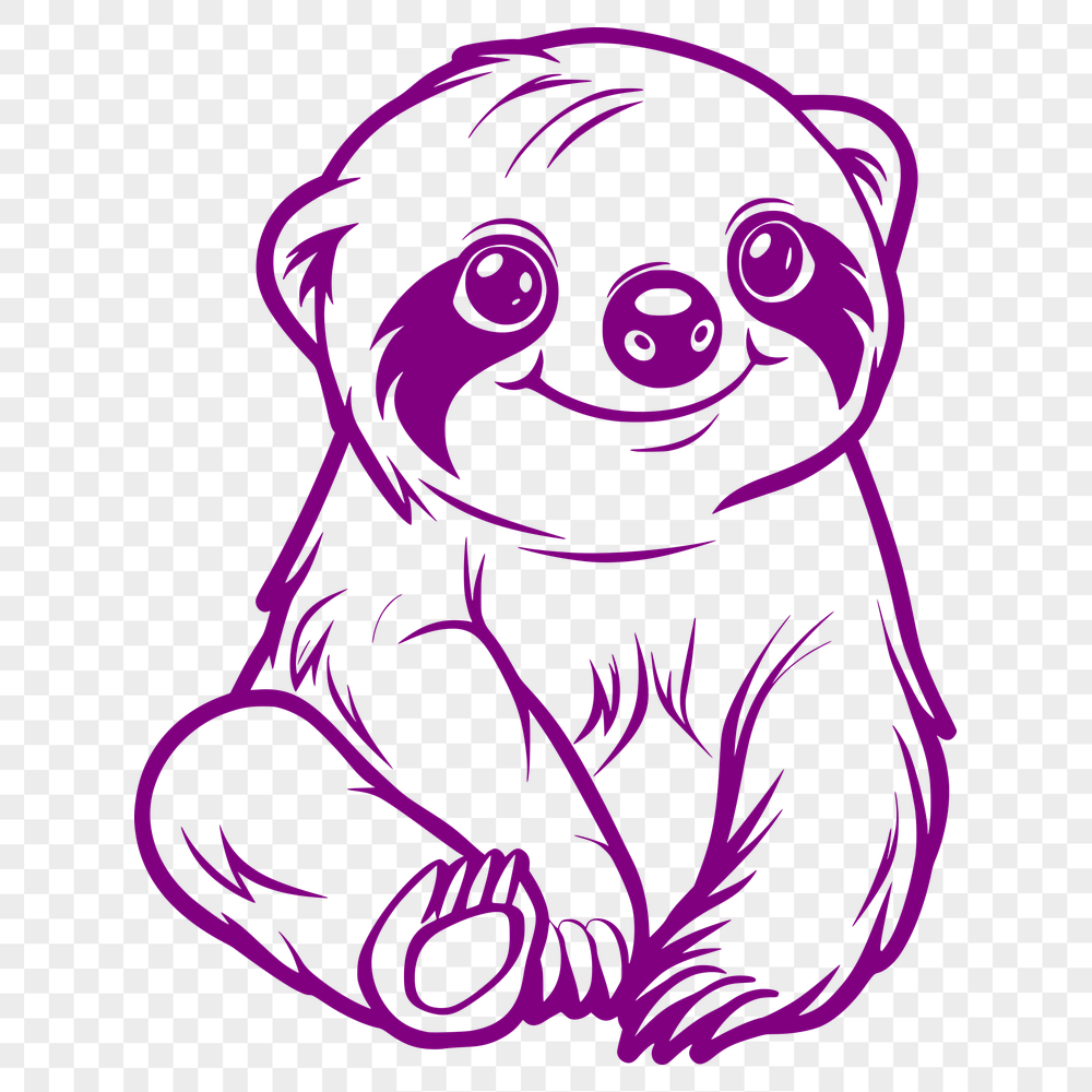 Free Sloth - For Sublimation Project