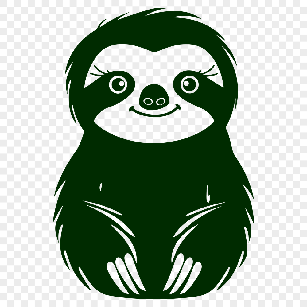 Unique Sloth Clip Art