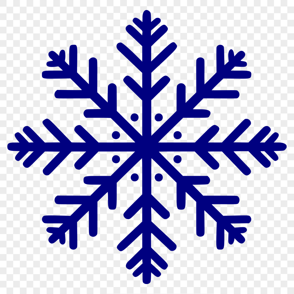 Beautiful Snowflake - Laser PNG