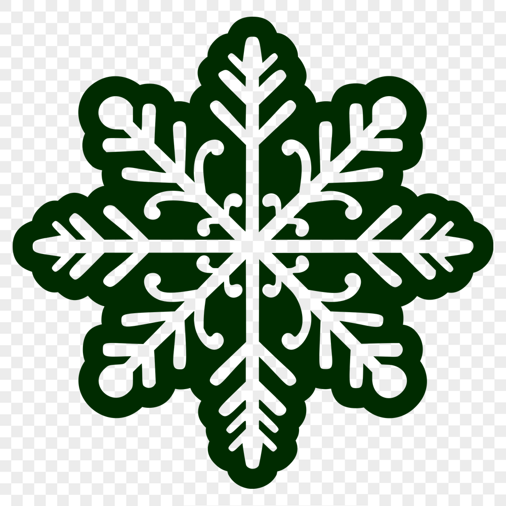 Beautiful Snowflake - Vinyl SVG