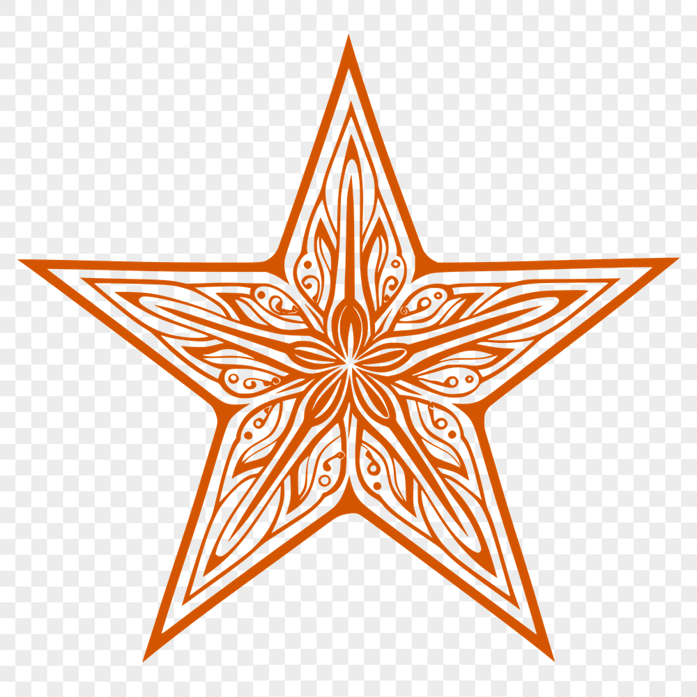 Creative Star In SVG For Free Download