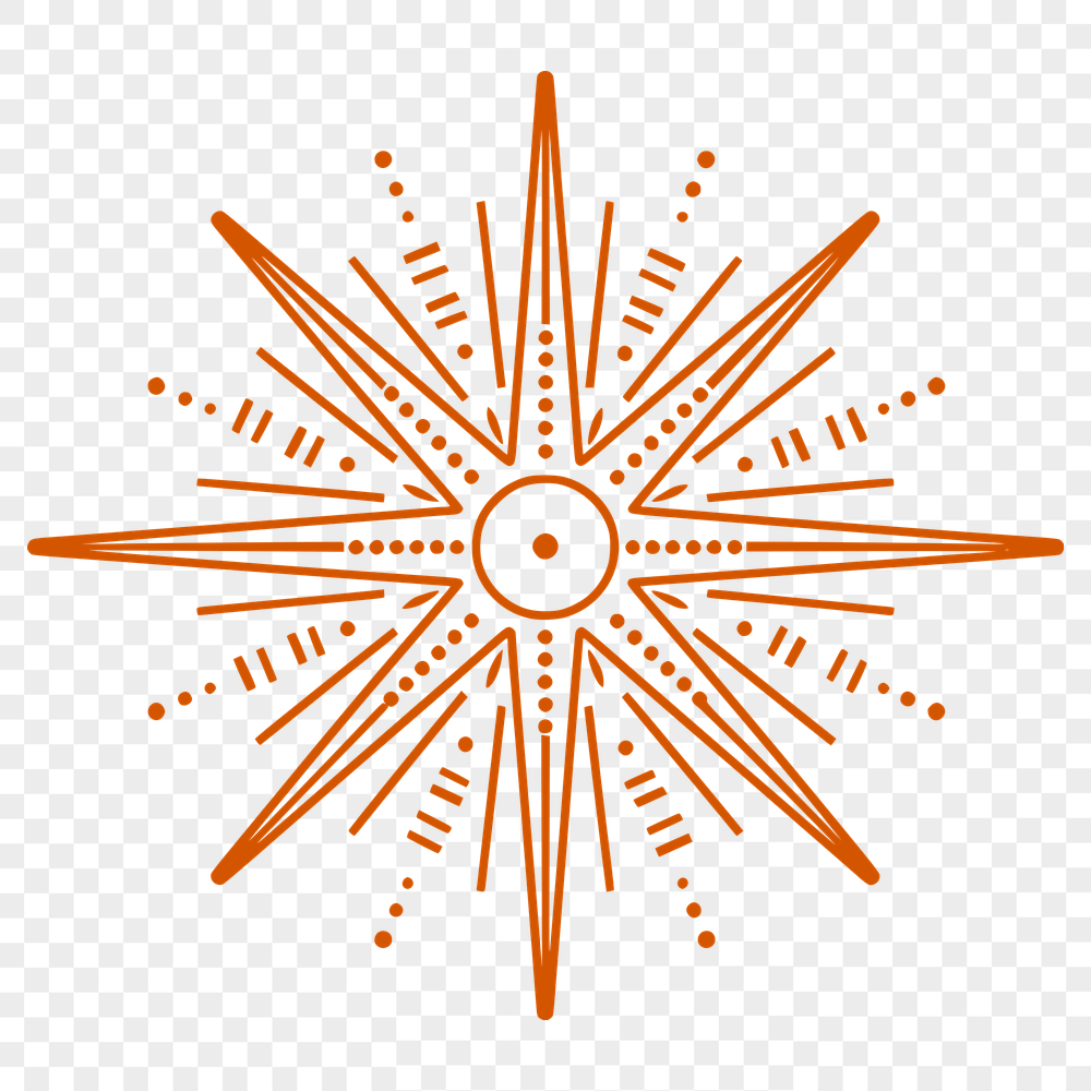 Unique Star Printable Image - Free PNG