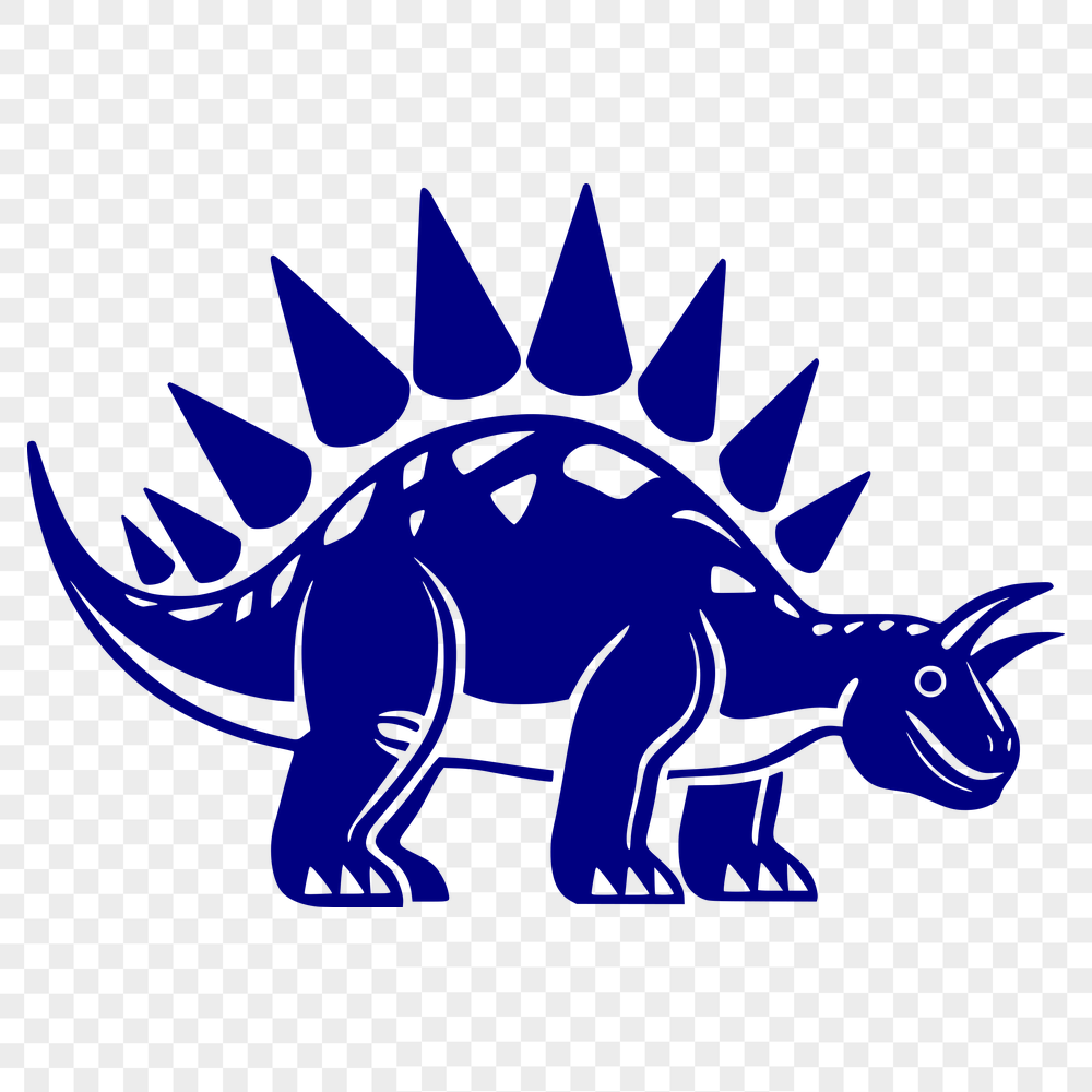 Unique Stegosaurus DXF