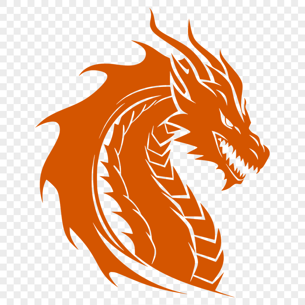 Artistic Dragon SVG