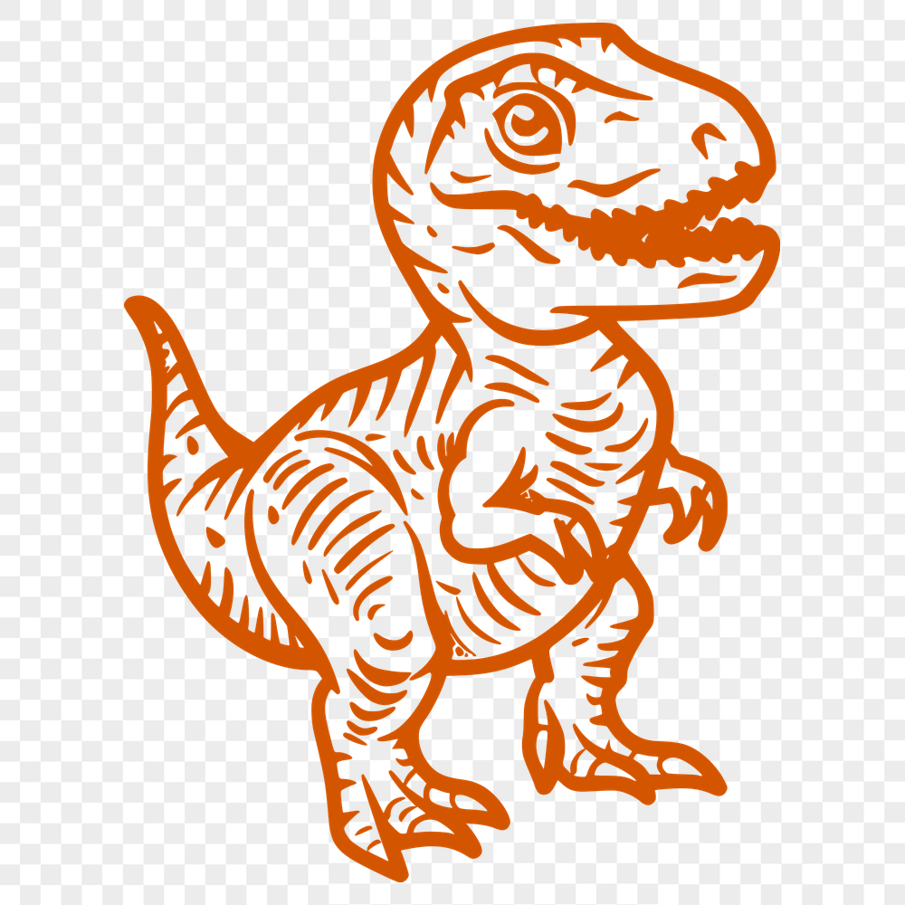 Free Creative T Rex Vector Craft File