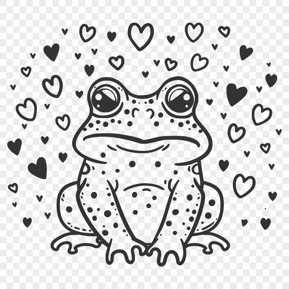 Free Unique Toad Vector Image