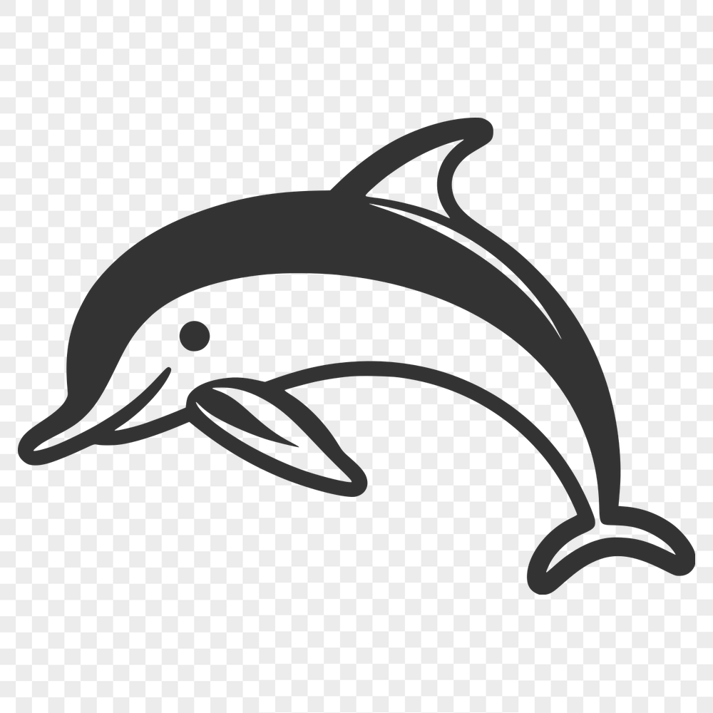 Free Unique Dolphin Design