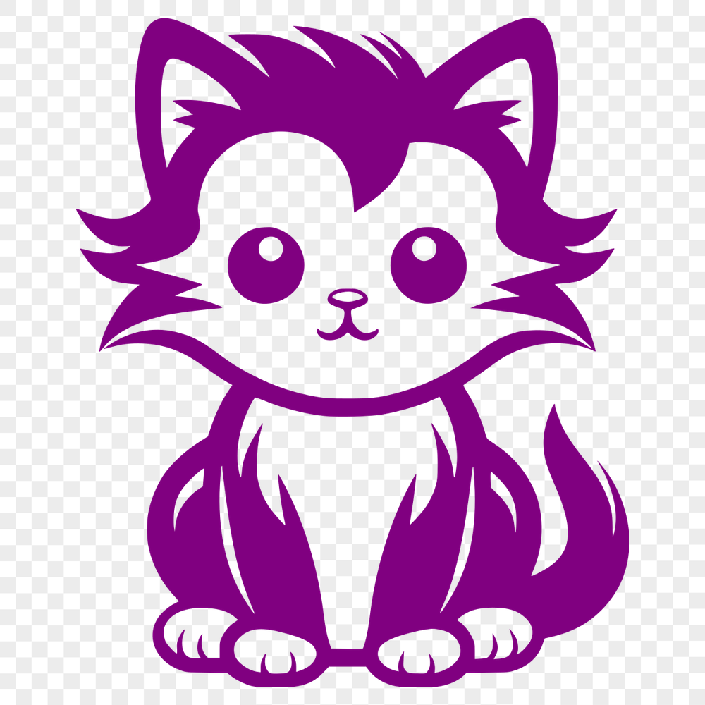 Free Creative Cat Illustration