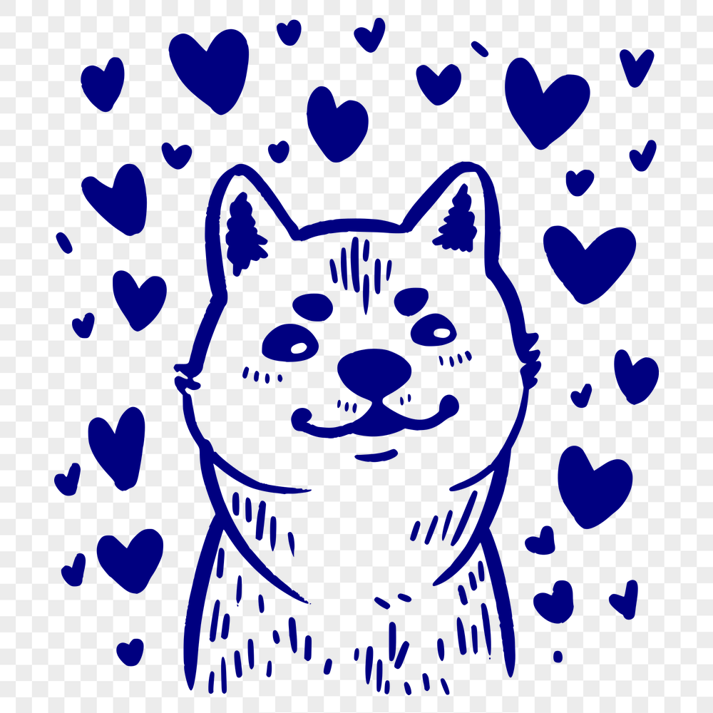 Free Unique Shiba Inu Clipart