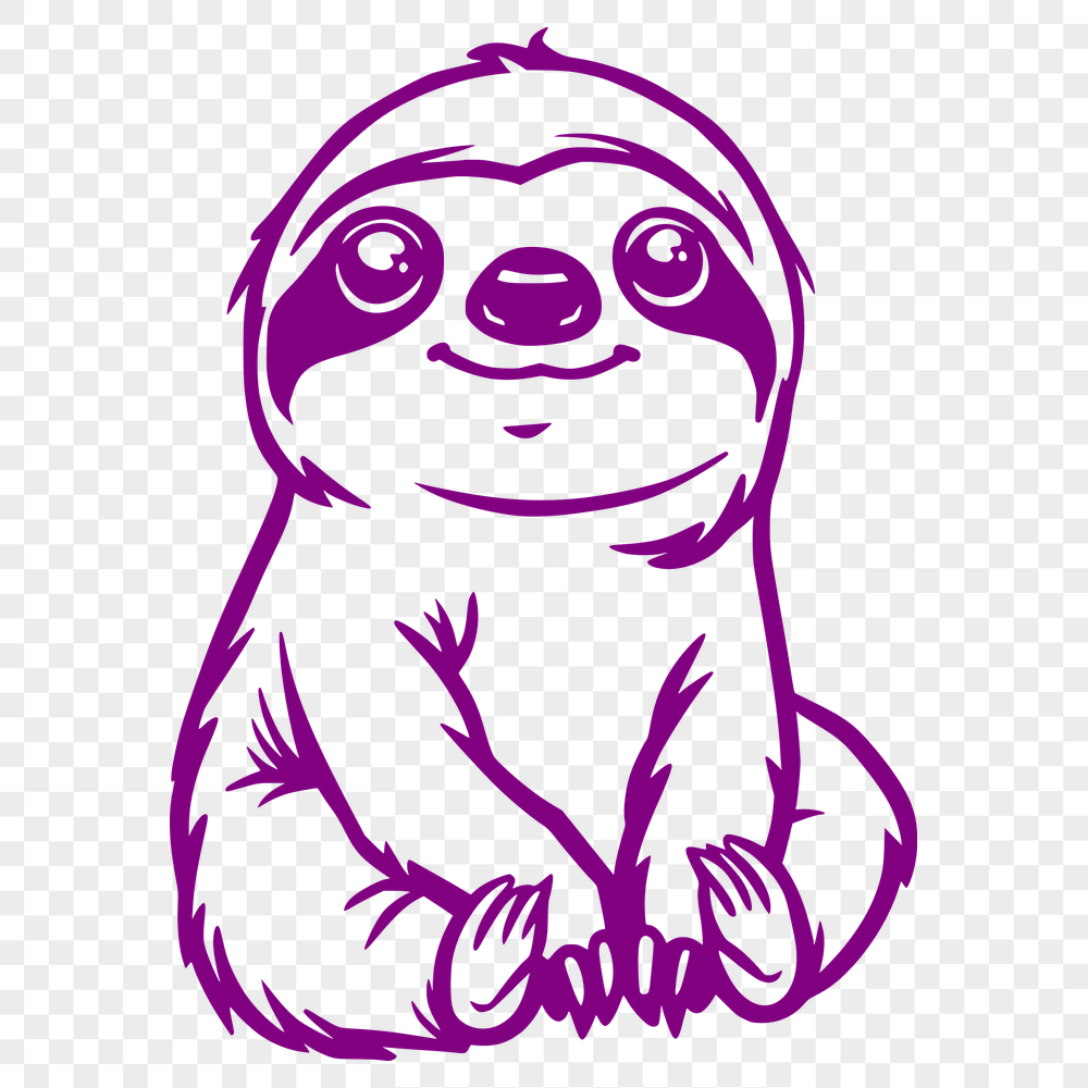 Free Cute Sloth Printable Artwork