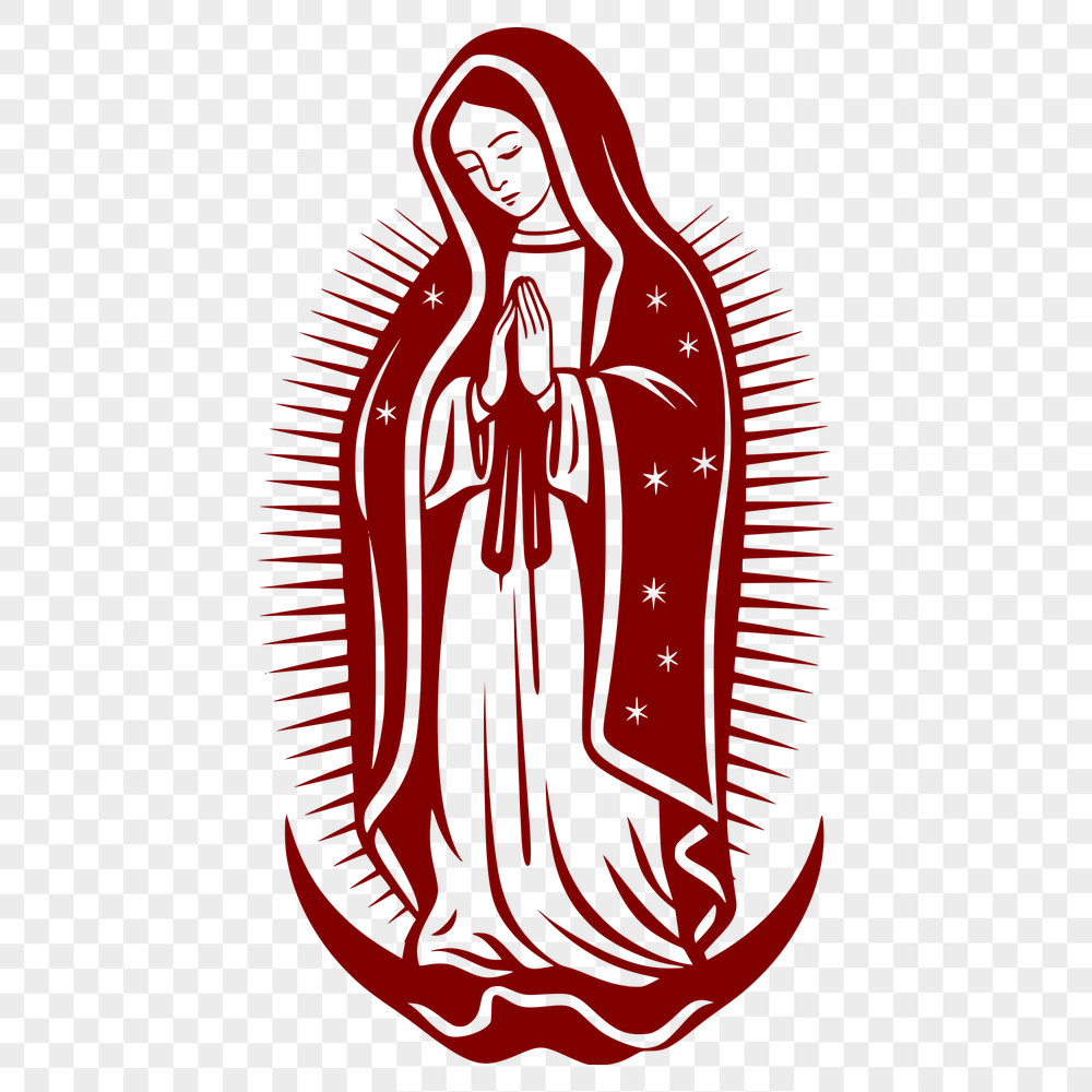 Ornate Virgin Mary - For Cricut Project