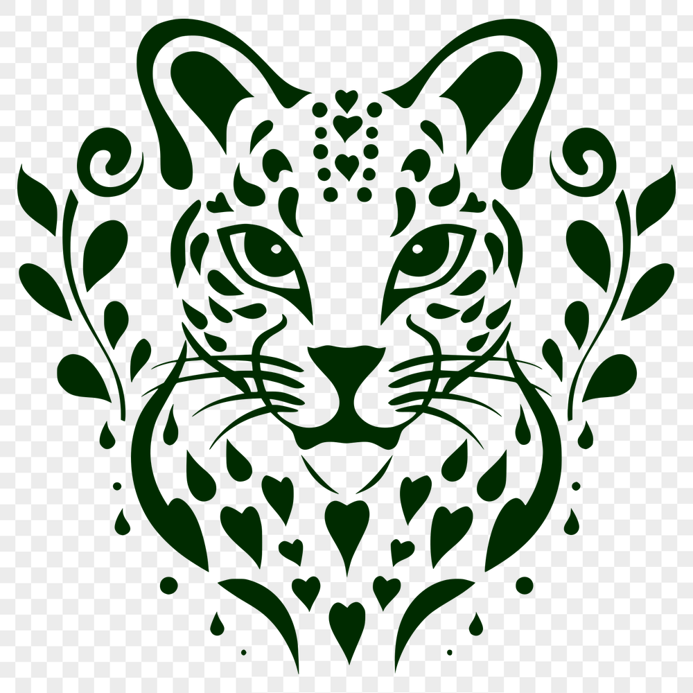 Unique Big Cat - Vinyl SVG