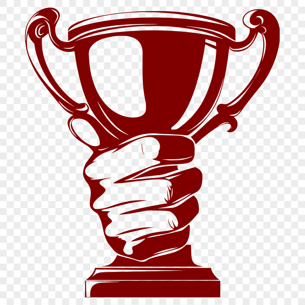 Trophy Digital Drawing In SVG File Format For Free Download