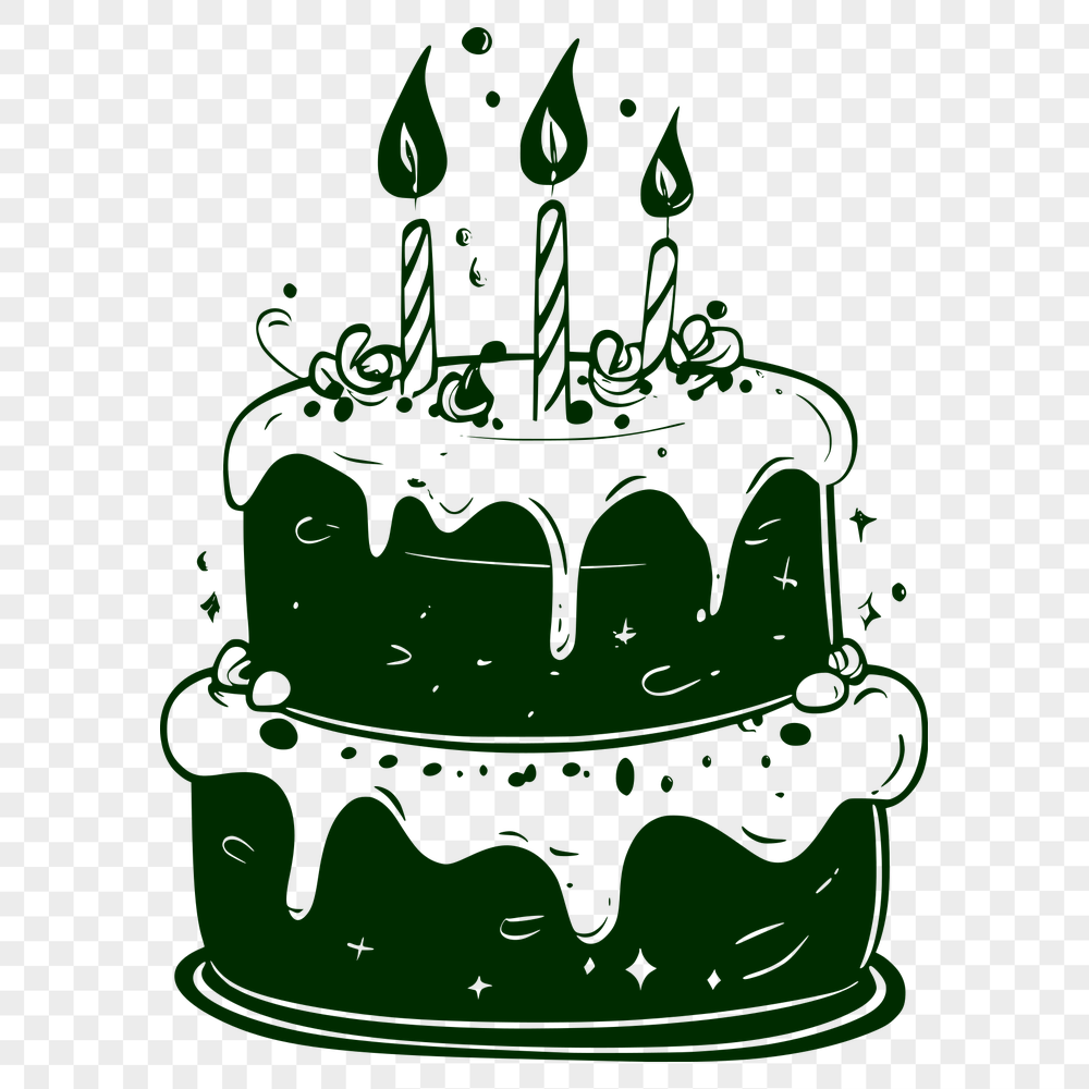 Beautiful Cake In SVG Free Commercial Use Download