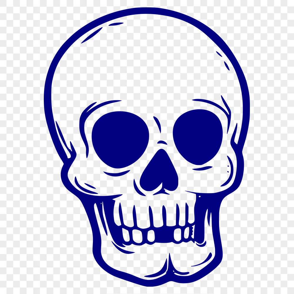 Artistic Skull - Procreate DXF