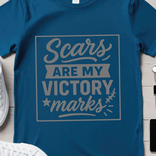 Inspirational quote for cancer survivors, vector art for custom designs.