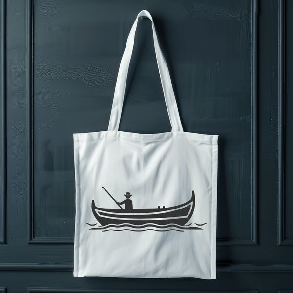 Beautiful Boat Clip Art Design A high-quality vector illustration of a boat suitable for digital cutting machines like Cricut or laser cutters.