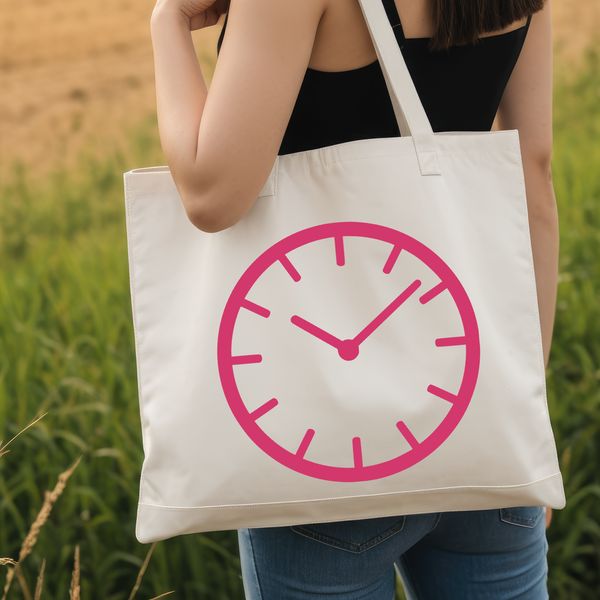 A digital clock with clean lines and simple typography, suitable for various uses in design.