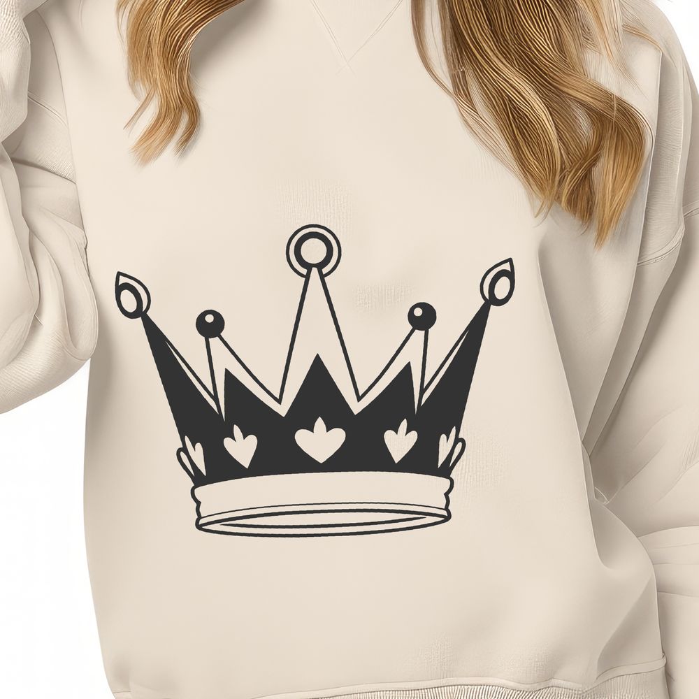 Elegant Gold Crown Illustration A detailed vector illustration of a gold crown with ornate details.