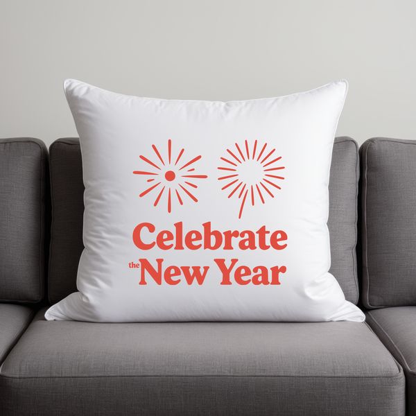 New Year's celebration concept illustrated with decorative quotes and ornaments in vector format.