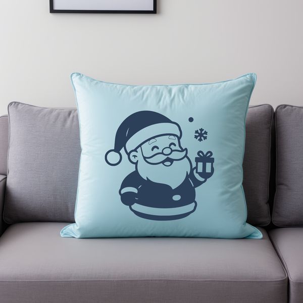 SVG vector illustration of Santa Claus character for Christmas-themed designs.