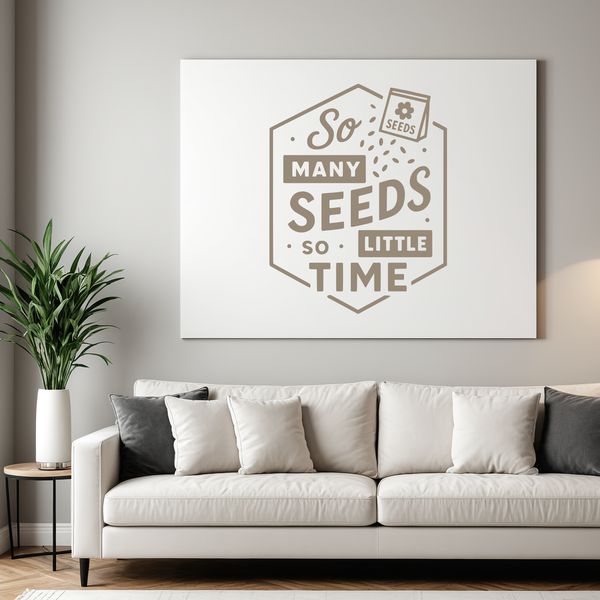 Gardening quotes and phrases in a decorative, vector format.