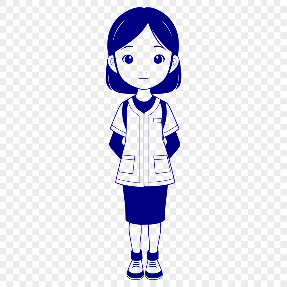 Silhouette Girl Clip Art Vector Design Girl silhouette designed as a scalable graphic image.