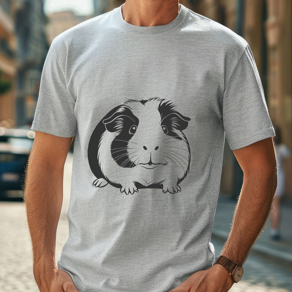 Cute Pet Icon in SVG Format Guinea pig illustration in vector format for pet enthusiasts.