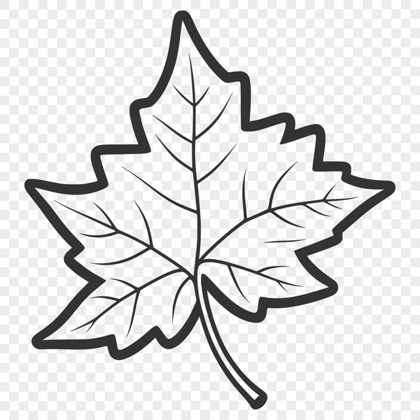 Vibrant Leaf Vector Artwork A high-quality leaf illustration created using vector graphics.