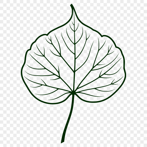 Free Editable Leaf Clip Art Design A single, detailed leaf illustration created as an editable vector graphic.
