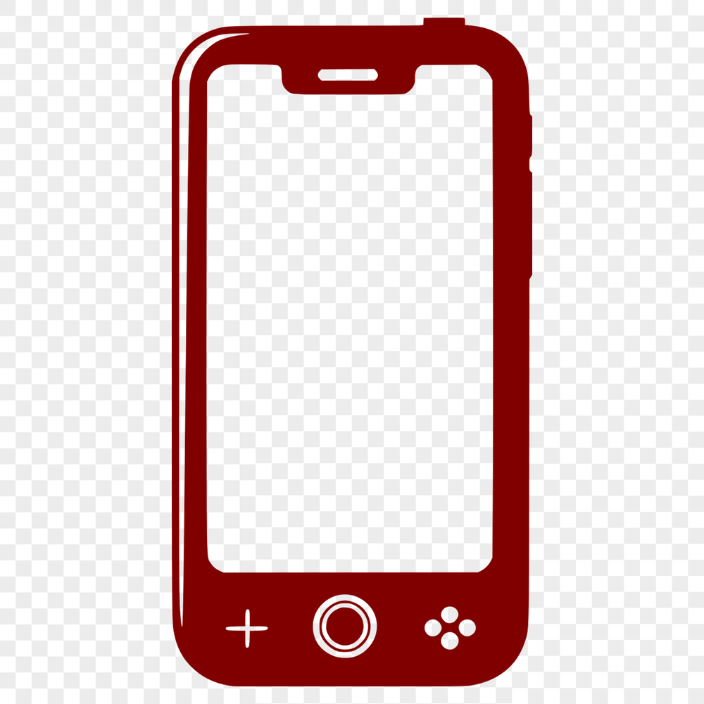 Modern Mobile Design A digital illustration of a modern smartphone with sleek design features.
