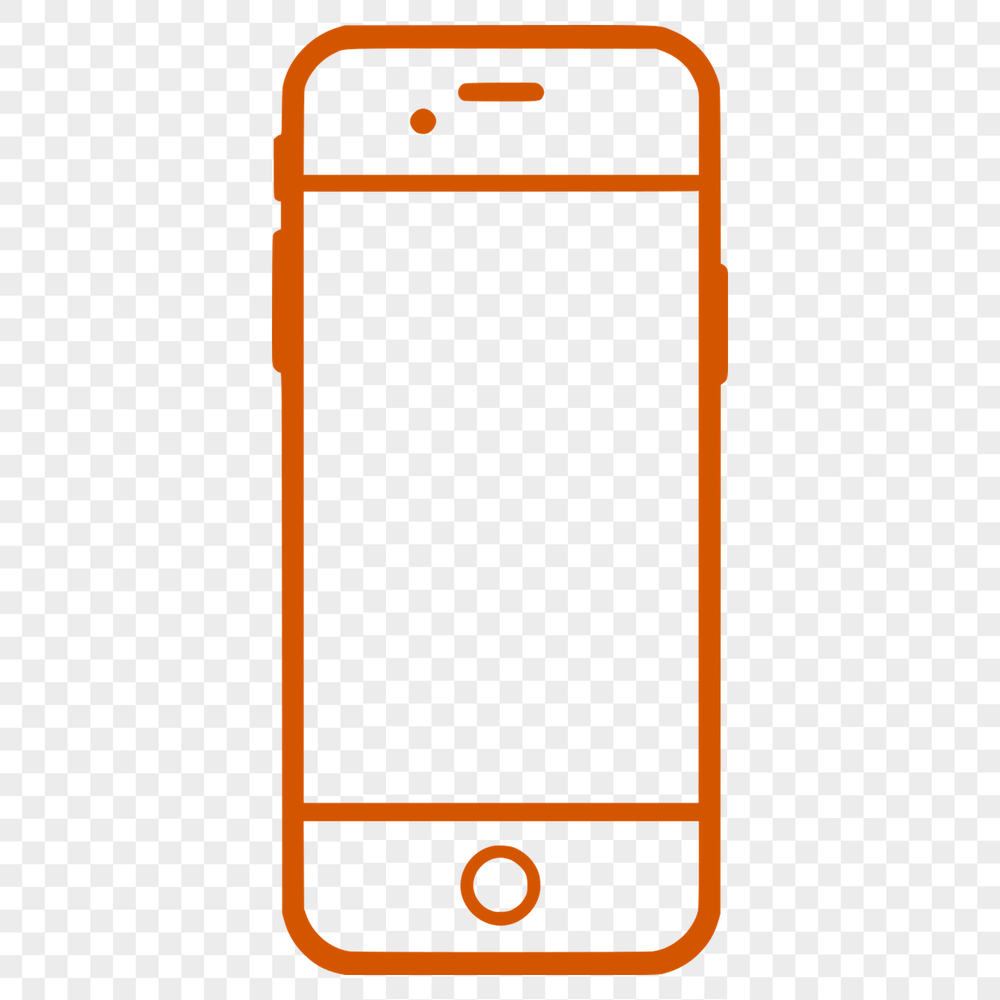 A high-resolution SVG illustration of a modern smartphone with sleek design.
