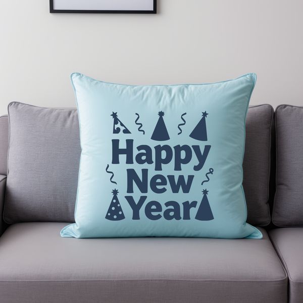 SVG illustration of a new year's quote surrounded by decorative elements.