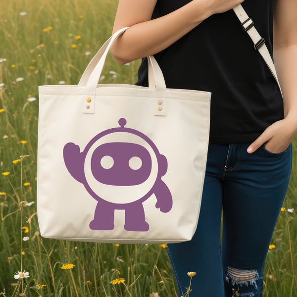 A sci-fi inspired robot designed for commercial use, created as a vector file.