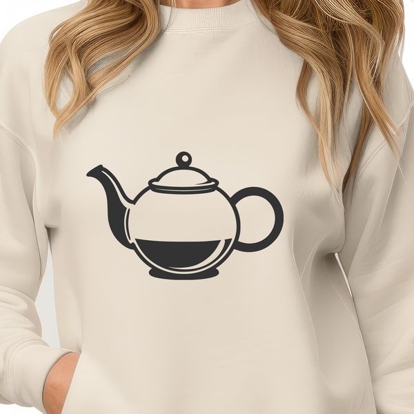 Free Vector Illustration of a Beautiful Teapot A teapot illustration in vector format, designed for digital use.