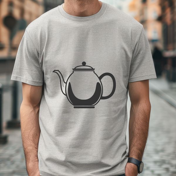 Teapot Illustration for Clip Art and Design A stylized illustration of a traditional teapot, perfect for clip art and vector design projects.
