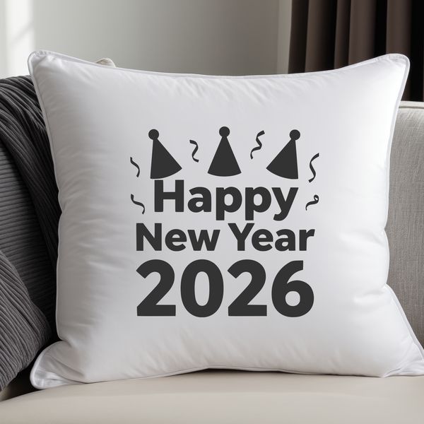 Illustrative design of a new year's theme with quotes and inspirational text.