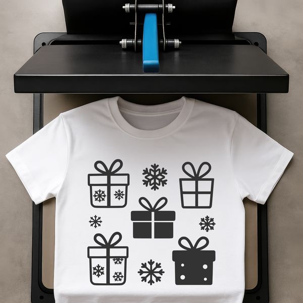 A stylized illustration of a wrapped gift box with a bow, suitable for various digital applications.