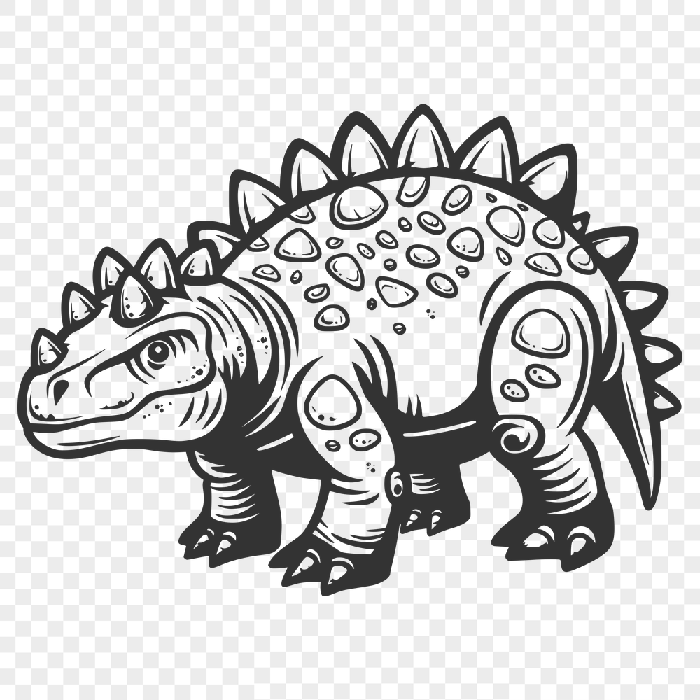 Free Creative Ankylosaurus Artwork