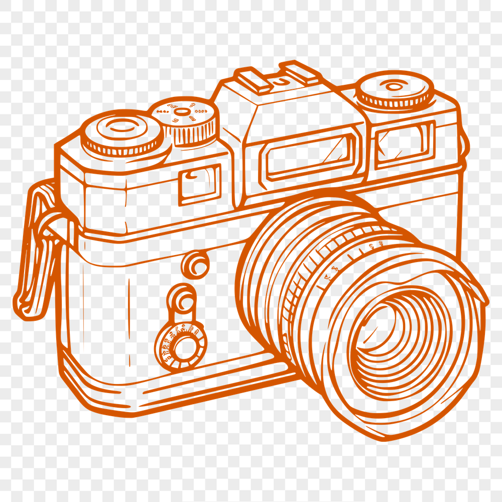 Free Beautiful Camera Vector Illustration