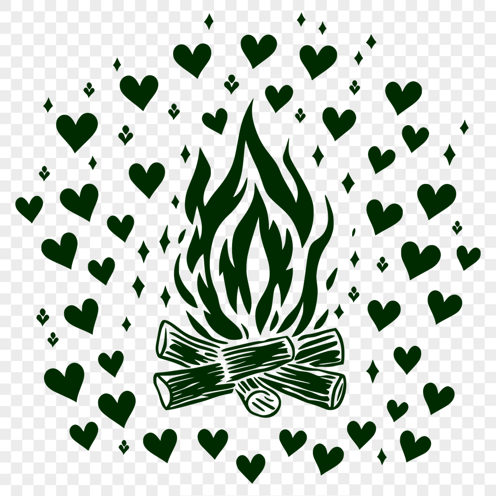 Camp Fire Vector Drawing In PNG File Format For Free Download