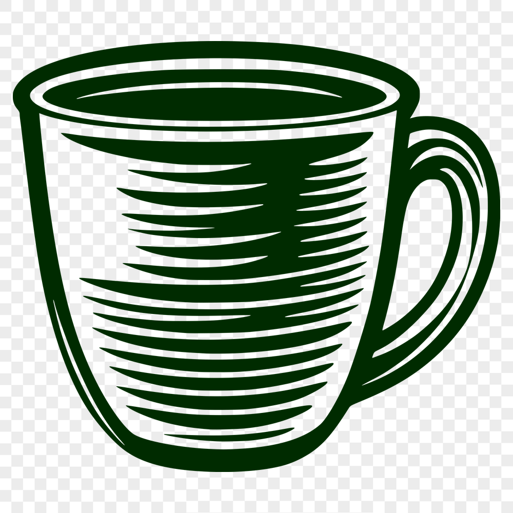 Free Mug Vector Drawing - Free PDF Download